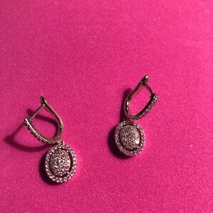 NWOT Crystal Adorned Earrings